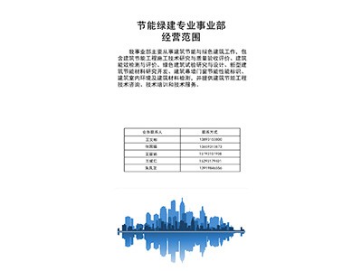 節能綠建專業事業部